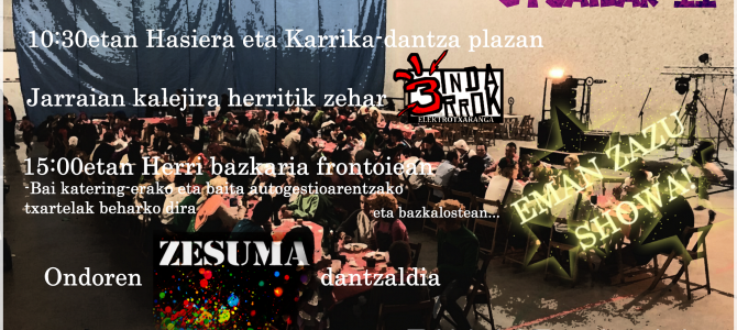 Beteluko Iñauteriak hemen dira! Beteluko Iñauteriak hemen dira!